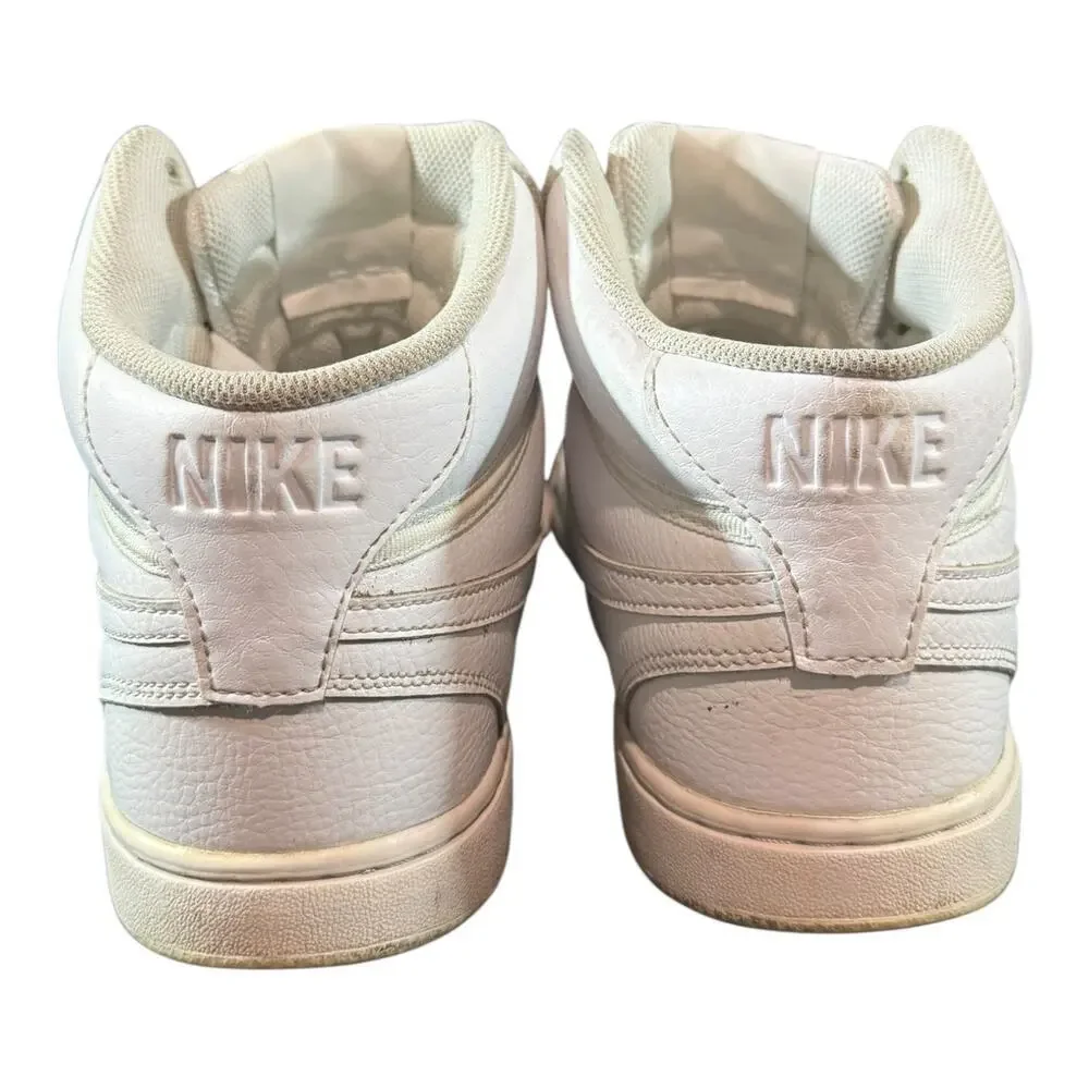 Nike Court Vision Mid Men's All White DN3577-100 Sneakers Shoes Us Size 12